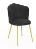 IDOMYA Factory 2-delige set: eetkamerstoelen "Arielle" antraciet - (B)55 x (H)82 x (D)51 cm