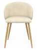 IDOMYA Factory 2-delige set: eetkamerstoelen "Léona" crème - (B)51 x (H)71 x (D)53 cm