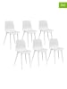 IDOMYA Factory 6er-Set: Stühle "Nala" in Weiß - (B)48 x (H)79 x (T)48 cm