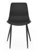 IDOMYA Factory 6er-Set: Stühle "Nala" in Schwarz - (B)48 x (H)79 x (T)48 cm