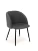 IDOMYA Factory 2-delige set: eetkamerstoelen "Nina" grijs - (B)52 x (H)79 x (D)60 cm