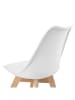 IDOMYA Factory 6-delige set: eetkamerstoelen "Nordia" wit - (B)46 x (H)79,5 x (D)51 cm