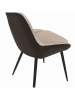IDOMYA Factory 2-delige set: eetkamerstoelen "Ornella" taupe - (B)47,5 x (H)79 x (D)54 cm