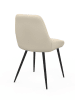 IDOMYA Factory 2-delige set: eetkamerstoelen "Ornella!" beige - (B)47,5 x (H)79 x (D)54 cm