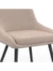 IDOMYA Factory 4-delige set: eetkamerstoelen "Ornella" beige - (B)47,5 x (H)79 x (D)54 cm