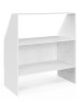 IDOMYA Factory Standregal "Jeanne" in Weiß - (B)100 x (H)110 x (T)50 cm