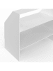 IDOMYA Factory Standregal "Jeanne" in Weiß - (B)100 x (H)110 x (T)50 cm