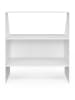 IDOMYA Factory Standregal "Jeanne" in Weiß - (B)100 x (H)110 x (T)50 cm