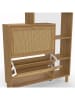 IDOMYA Essentials Schoenenkast "Erin" lichtbruin - (B)86,5 x (H)98,5 x (D)23,5 cm