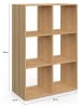 IDOMYA Essentials Standregal "Faustine" in Hellbraun - (B)88 x (H)60 x (T)30 cm