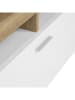IDOMYA Essentials TV-meubel "Maryse" lichtbruin/wit - (B)110 x (H)45 x (D)40 cm