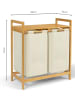 IDOMYA Essentials Wäschekorb in Natur/ Beige - (B)64 x (H)73 x (T)33 cm