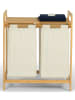 IDOMYA Essentials Wäschekorb in Natur/ Beige - (B)64 x (H)73 x (T)33 cm