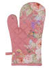 Clayre & Eef Ofenhandschuh in Pink/ Lila - (B)18 x (H)30 cm