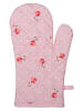 Clayre & Eef Ofenhandschuh in Rosa/ Lila - (B)18 x (H)30 cm