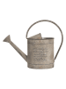 Clayre & Eef Dekogießkanne in Grau - (H)39 cm