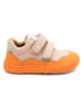 bisgaard Leren barefootschoenen "Morten" beige/oranje