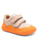 bisgaard Leren barefootschoenen "Morten" beige/oranje