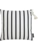Magma Heimtex Poszewka outdoorowa "Malta" w kolorze biało-czarnym na poduszkę - 40 x 40 cm
