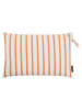 Magma Heimtex Poszewka outdoorowa w kolorze pomarańczowo-białym na poduszkę - 40 x 60 cm