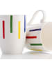 Benetton 4er-Set: Tassen in Weiß/ Bunt - 360 ml