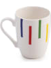 Benetton 4er-Set: Tassen in Weiß/ Bunt - 360 ml