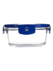 Benetton Frischhaltedose in Transparent/ Blau - 570 ml