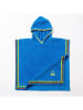Benetton Kapuzenbadetuch in Blau