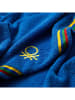 Benetton Kapuzenbadetuch in Blau