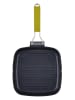 Benetton Grillpan zwart/groen - (L)24 x (B)24 cm