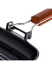 Benetton Grillpfanne in Schwarz/ Hellbraun - (L)24 x (B)24 cm