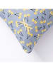 Benetton Kissen in Hellblau/ Gelb - (L)40 x (B)40 cm