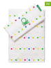 Benetton 3-delige beddengoedset wit/meerkleurig