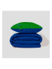 Benetton 3tlg. Bettwäsche-Set in Blau/ Grün