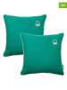 Benetton 2er-Set: Kissen in Petrol