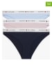 Tommy Hilfiger 3er-Set: Slips in Hellblau/ Rosa/ Dunkelblau