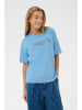 Kaffe Koszulka w kolorze błękitnym