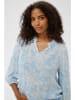 Kaffe Bluse in Hellblau