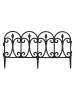 Garden Hero 4-delige set: bloembedomrandingen zwart - (B)60,5 x (H)32,5 cm
