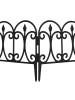 Garden Hero 4er-Set: Beet-Zäune  in Schwarz - (B)60,5 x (H)32,5 cm 