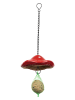 Garden Hero Vogelvoerhouder rood - (L)27 x Ø 15 cm