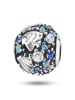 CHARM'S Silber-Bead mit Edelsteinen