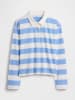 GAP Poloshirt lichtblauw/wit