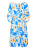 Kaffe Kleid in Creme/ Blau