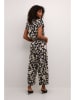 Kaffe Jumpsuit in Schwarz/ Beige