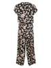 Kaffe Jumpsuit in Schwarz/ Beige