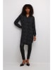 Kaffe Kleid in Schwarz/ Weiß