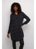 Kaffe Kleid in Schwarz/ Weiß