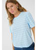 Kaffe Bluse in Hellblau