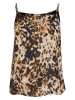 Kaffe Blusentop in Braun/ Beige